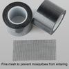 5cm x 2m Door Curtain Mosquito Net Screen Window Anti-mosquito Repair Subsidy(Black)