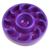 2x Purple Slow Feeder Dog Bowls - Anti-Gulping Pet Bowl Set