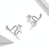 S925 Sterling Silver Smart Snake Ear Studs Women Earrings