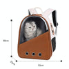 Pet Carrier Backpack, Brown, for Cats & Small Dogs (Up to 7.5kg)