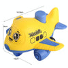 Children Toy Press Cartoon Inertia Car Baby Educational Toy Car Gift, Color: Aircraft Yellow