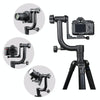 YELANGU Horizontal 360 Degree Gimbal Tripod Head for Home DV and SLR Cameras(Black)