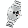 FNGEEN S230 Men Non-Pointer Quartz Watch(White Steel White Surface)