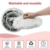 For Vileda / O-Cedar EasyWring Spin Mop Replacement Pad Microfiber Rag(White)
