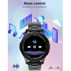 W68 1.54 inch Touch Screen IP67 Waterproof Smart Bracelet, Support Blood Oxygen Monitoring / Bluetooth Call / Heart Rate Monitoring, Style: Steel Strap(Black)