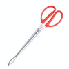 Rice Eel Clip Lobster Tongs Rice Eel Clip Crab Loach Pliers Fish Control Garbage Clip, Size:38cm, Style:Elbow