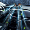 F621 Car Rotatable Turntable Silent Car Double Head Fan, Model: USB