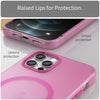 For iPhone 12 Pro MagSafe Frosted Translucent TPU + PC Full Coverage Phone Case(Pink)
