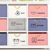 4pcs Large Closet Logo Sticker Removable Personalized Clothes Organizer Banner Sticker