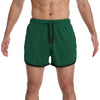 L Three Pants Men Gym Shorts Quick Dry Swimming Trunks(Ink Green)