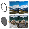 K&F CONCEPT SKU.1864 82mm 2 in 1 Filter Kit MCUV+CPL Camera Lens Filters with 18 Layer Coatings