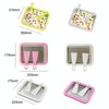 Mini Household Fried Yogurt Machine Children Homemade DIY Fried Ice Tray, Color: Stainless Steel Pink 22.5x17.5cm
