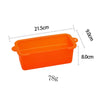 For Blackstone Baked Oil Box Silicone Inner Linery Baking Dish Oil Collector Barbecue Cup Pad(Orange)