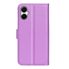 For Samsung Galaxy A06 5G Litchi Texture Horizontal Flip Leather Phone Case with Holder(Purple)