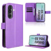 For Samsung Galaxy M56 5G Diamond Texture Leather Phone Case(Purple)