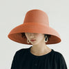Big Eaves Straw Hat  Female Summer Sunscreen Basin Hat Beach Vacation Sunhat Fisherman Hat, Colour: Orange(M56-58cm)
