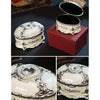 Metal Oval Diamond Jewelry Storage Box Birthday Wedding Gift, Size: 8.5x6x6cm(Silver White)