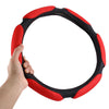 3D Sandwich Style Slip-resistant Slams Car Steering Wheel Movement Cover