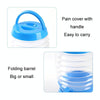 Outdoor Camping Portable Car Retractable Folding Bucket With Faucet, Capacity: 3.5L