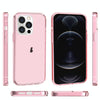 For iPhone 15 Pro Shockproof Terminator Transparent Phone Case(Pink)