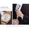 YAZOLE 376 Men Fashion Business Steel Strap Band Quartz Wrist Watch (Black)
