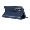 For Samsung Galaxy A56 5G AZNS Magnetic Calf Texture Flip Leather Phone Case(Dark Blue)