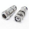 Nickel BNC Plug to UHF SO-239 Jack Adapter (UG-255/U)