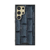 For Samsung Galaxy S24 Ultra 5G ABEEL Beast Pattern 6D Micro-Embossed MagSafe Genuine Leather Phone Case(Blue)