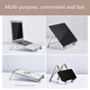 Oatsbasf 03040 Metal Mini Notebook Stand Aluminum Alloy Computer Cooling Folding Bracket(Silver)