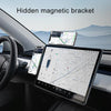 Central Control Screen Hidden Magnetic Car Phone Holder (Blue)