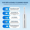 5 In 1 Electric Tooth Polisher USB Rechargeable Dental Scaler Toothbrush(M15 Silver)
