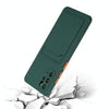 For Samsung Galaxy S20+ Card Slot Design Shockproof TPU Protective Case(Dark Green)