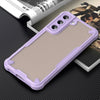 For Samsung Galaxy S22 5G Armor Glaze PC Hybrid TPU Phone Case(Purple)