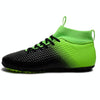 Anti-skid Soccer Training Shoes for Men and Women, Size:39(Green)