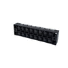 5 PCS Car 8-way 25A TB-2508 Dual Row Power Terminal Connector + 8-position Connection Strip with Cover