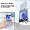 For Samsung Galaxy Z Flip5 Hinge MagSafe PC Full Coverage Phone Case(Transparent)
