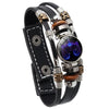 Twelve Constellations Night Light Leather Rope Bracelet Woven Beads Bracelet, Style: Heaven