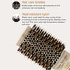 Ceramic Aluminium Hair Comb Round Brush with Nylon Bristle Professional Barber Styling Hair Brush(45mm)