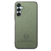 For Samsung Galaxy A55 5G Twill Fabric Leather Skin Back Phone Case(Green)