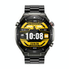 WS-20 1.43 inch IP67 Sport Smart Watch Support Bluetooth Call / Sleep / Blood Oxygen / Heart Rate / Blood Pressure Health Monitor, Steel Strap(Black)