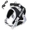 Large Dog No-Pull Harness with Leash, Black, S-XXL