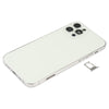 iPhone 12 Pro Back Cover Assembly White - Side Keys, Card Tray & Wireless Charging