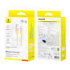 Baseus Discolor Series 2.4A USB to 8 Pin Fast Charging Cable, Cable Length:2m(Yellow)