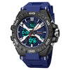 STRYVE S8026 Sports Colorful Night Light Electronic Waterproof Watch Multifunctional Student Watch(Deep Blue)