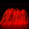EL Cold Red Light Waterproof Flat Flexible Car Strip Light with Driver for Car Decoration, Length: 5m(Red)