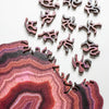 Allotype Agate Puzzle Difficult Wooden Jigsaw Puzzle Toy(Flower)
