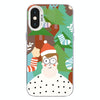 For iPhone XS Max Christmas Series PC Full Coverage Pattern Phone Case(CW061 White)