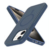 For iPhone 11 Shockproof MagSafe Armor PC Hybrid TPU Phone Case(Ink Blue)