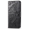 For Asus Zenfone 7 Pro ZS671KS Butterfly Love Flower Embossed Horizontal Flip Leather Case with Bracket / Card Slot / Wallet / Lanyard(Black)