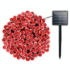 200 LEDs Outdoor Waterproof Christmas Festival Decoration Solar Lamp String, Length: 22m(Red)